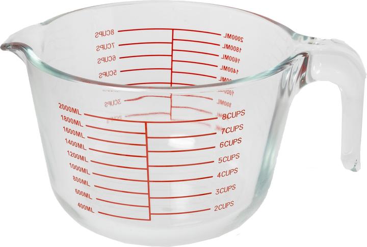 Produktbild Rewe Messbecher aus Glas, 2L (2000 ml)