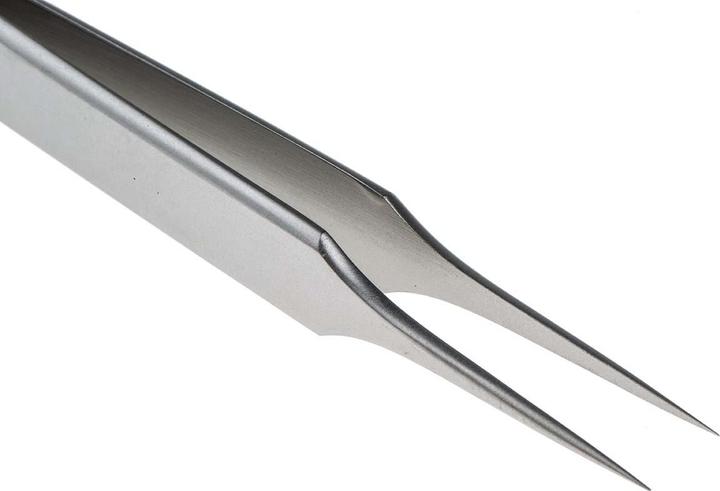 Immagine prodotto Lindstrom Pinzetta in acciaio inossidabile protetta ESD resistente agli acidi, punta dritta, fine, 110 mm
