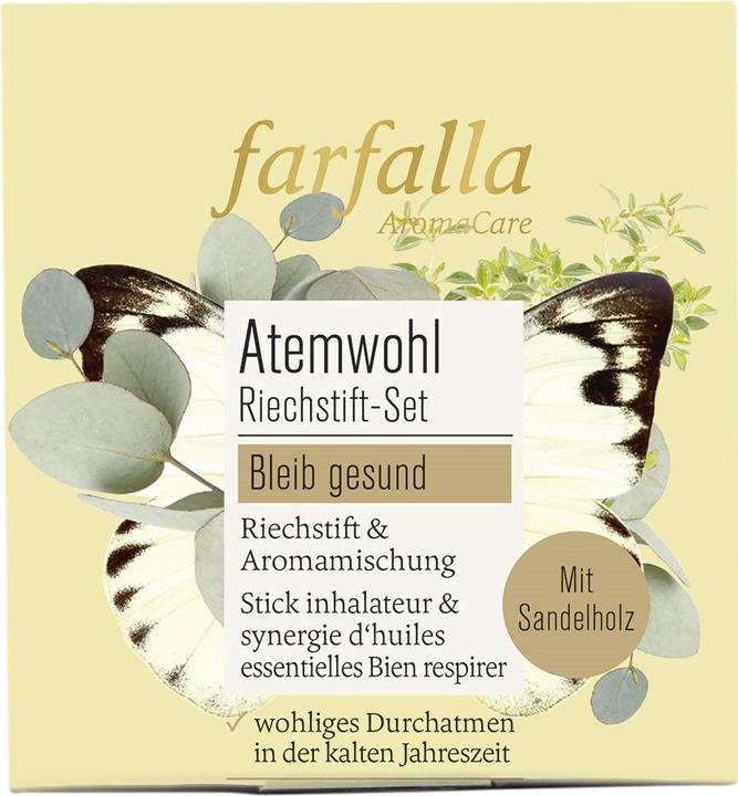 Produktbild Farfalla Riechstift Set Atemwohl