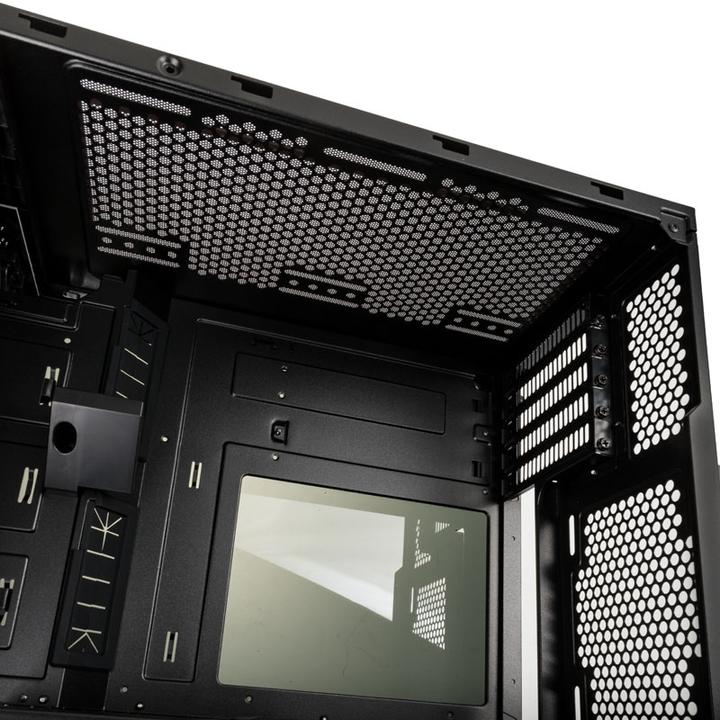 Actual product image Silverstone SST-LD01B Lucid Micro ATX Tower, TG (Mini-ITX, Mini-DTX)