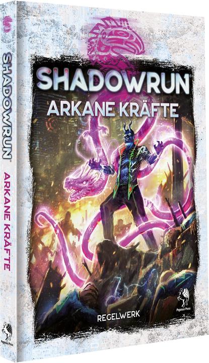 Pegasus 46123G - Shadowrun: Arcane Forces, Hardcover, 196 pages, from 12 years (DE edition) (German, 3 - 6 Players)