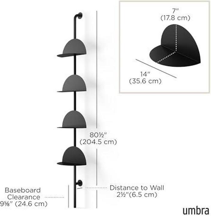 Actual product image Umbra Solis (27 x 35 x 204 cm)