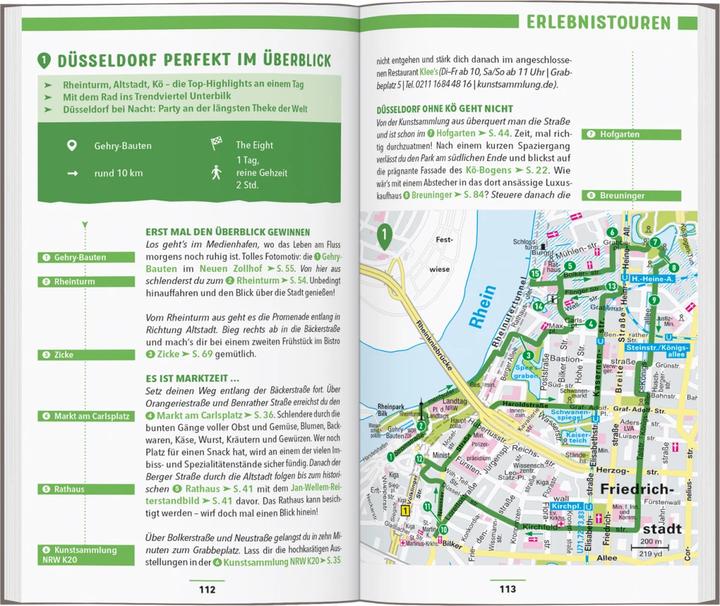 Actual product image Reiseführer Düsseldorf (German, Doris Mendlevich, Franziska Klasen, 2023)