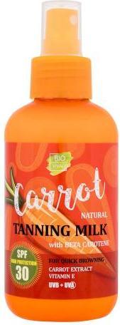 Produktbild Vivapharm Vivaco - Bio Carrot Natural Sun Lotion SPF30 - Sun Lotion for Body & Face - 150ml (Sonnenlotion, SPF 30, 150 ml, 150 g)