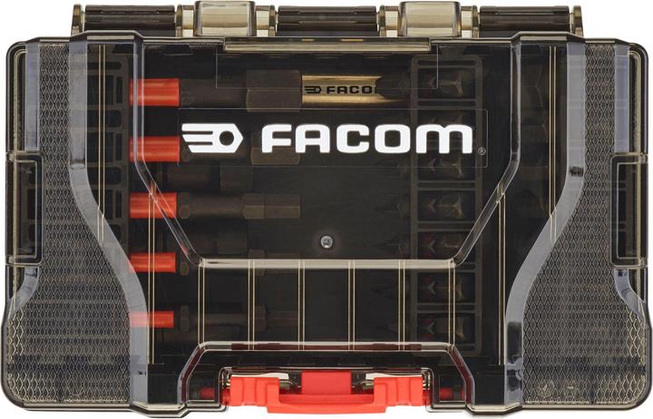 Immagine prodotto Facom Set di punte esagonali, Phillips, Pozidriv, a fessura e Torx resistenti agli urti, 30 pezzi