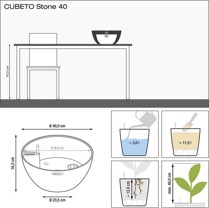Actual product image Lechuza Cubeto Color (40 x 18.30 cm)