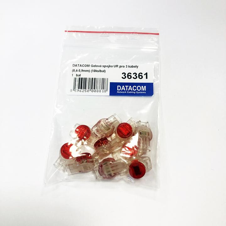 Produktbild Datacom Gel-filled connector UR for 3 cables (0.4-0.9mm) (10pcs/pack)