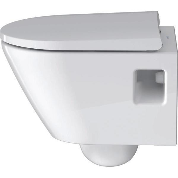 Thumbnail - Duravit, Toilette + Bidet, Wand-Tiefspül-WC D-NEO Compact rimless HygieneGlaze weiss