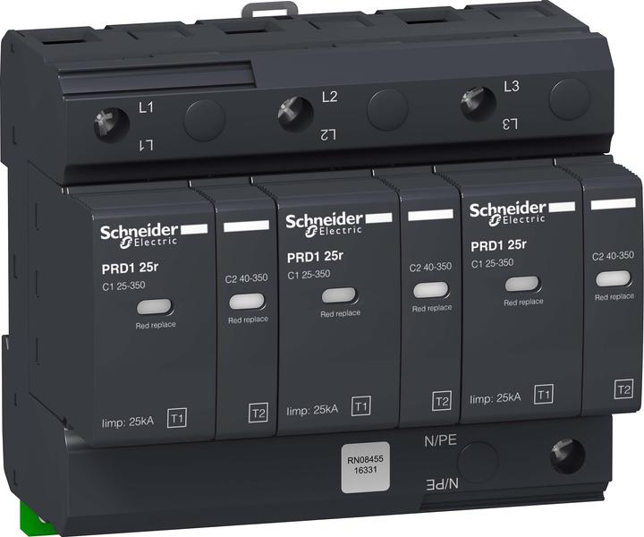 Produktbild Schneider Electric Kombiableiter PRD1 25R 3p Typ1