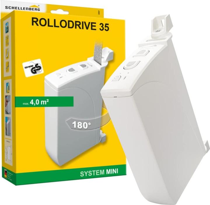 Actual product image Schellenberg 22637 RD35 Electric belt winder 14mm Pulling force (max.) 12kg Superstructure (Roller shutter belt)