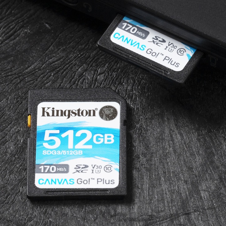 Productafbeelding Kingston Canvas Go! Plus (512 GB, SDXC, U3, UHS-I)