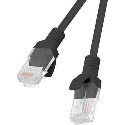 Lanberg Nero Pcu5-10Cc-0050-Bk Cavo Di Rete 0,5 M Cat5e U/Utp (Utp) (U/Utp, Cat5e, 0.50 M), Cavo Di Rete