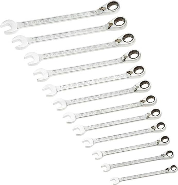 Actual product image HAZET Ratcheting combination wrench set 606N/12 ∙ Outside 12-point traction profile ∙ 8 - 19 ∙ Numb… (19 mm, 12 mm, 14 mm, 16 mm, 10 mm, 18 mm, 17 mm, 11 mm, 15 mm, 8 mm, 9 mm, 13 mm)