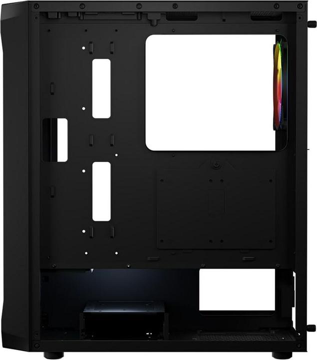 Actual product image Logic PORTOS ARGB MIDI USB 3.0 case black (ATX, mATX)