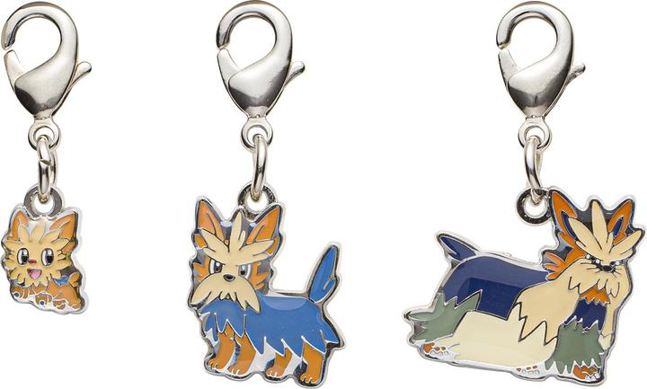 Actual product image Pokémon Pokemon Center - Lillipup, Herdier, Stoutland keychain - 3 pieces