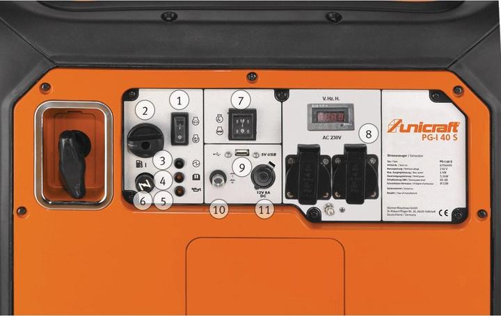 Produktbild Unicraft Stromerzeuger PG-I 40 S 3,5 kW Benzin (3500 W, 12 l)