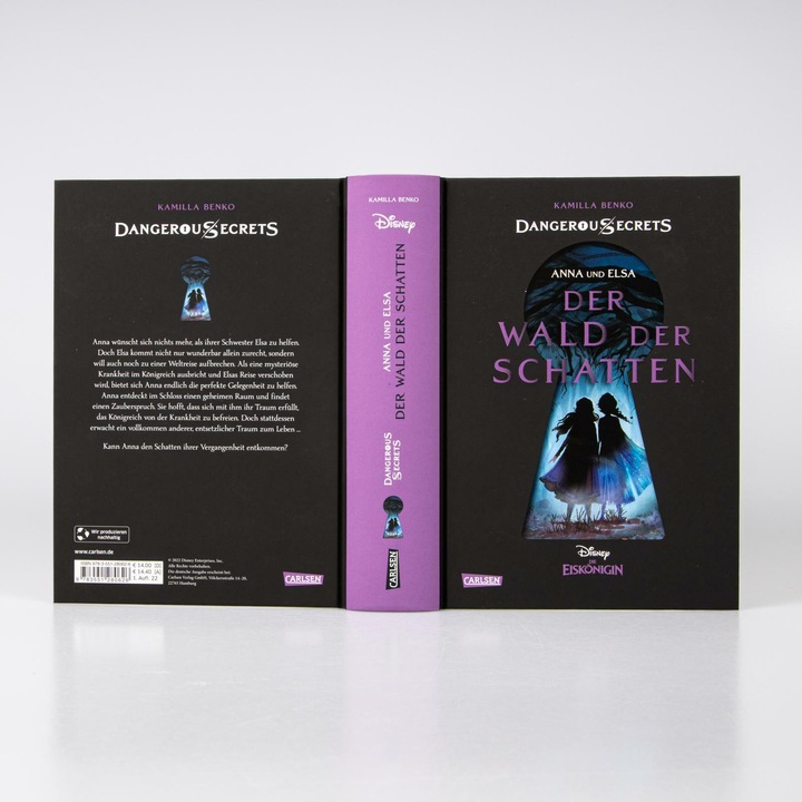 Actual product image Disney - Dangerous Secrets 4: Elsa and Anna: THE FOREST OF SHADOWS (The Ice Queen) (Walt Disney, Kamilla Benko, Nina Ohlmann, German)