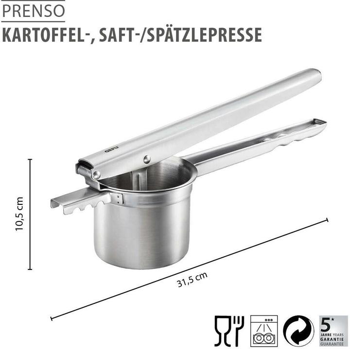 Actual product image GEFU 89440 Potato, juice and spaetzle press