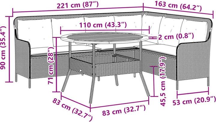 Produktbild vidaXL Ludwig