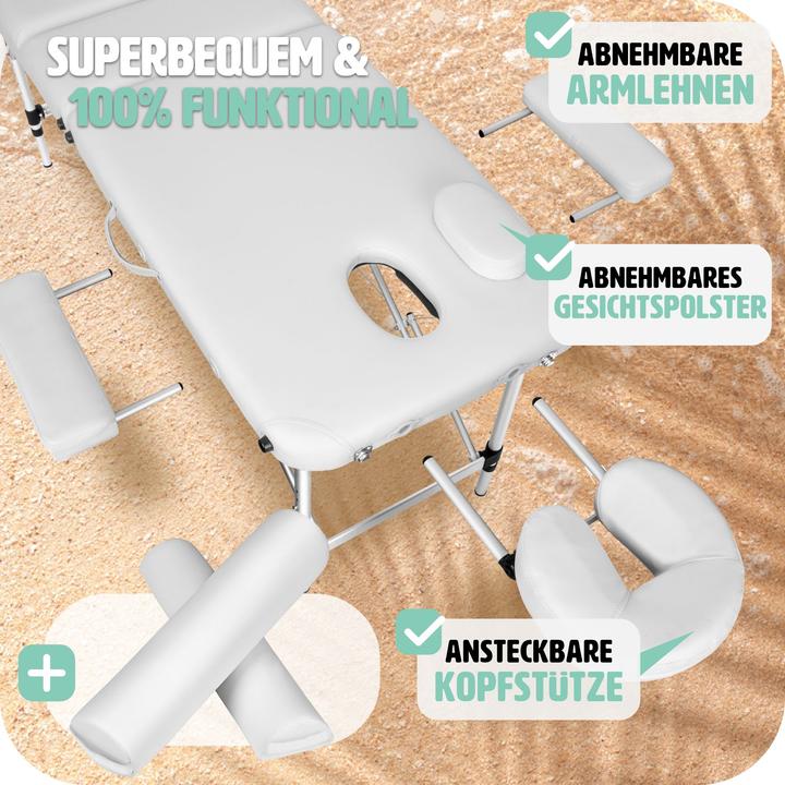 Produktbild tectake 3 Zonen Massageliege