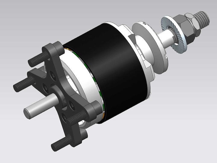 Produktbild Planet-Hobby joker 4250-8 v3 510 kv brushless motor