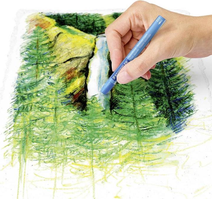 Produktbild Staedtler Aquarellkreide 'Design Journey' (Mehrfarbig, Multicolor, 12 x)