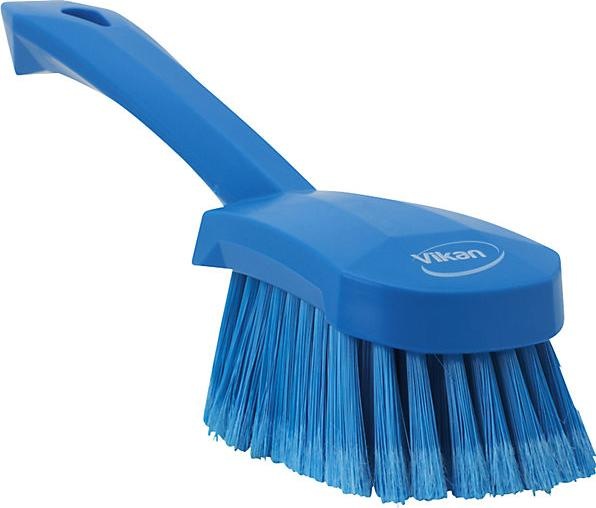 Produktbild Fincke Handbürste kurzer Stiel, weich, gesplisst, VE 10 Stk, blau (10 Stk.)
