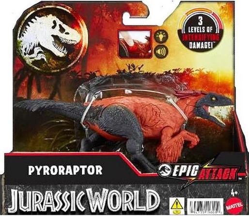 Actual product image Mattel Jurassic World Epic Attack - Pyroraptor