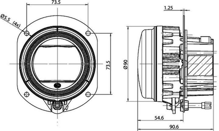 Produktbild Hella Nebelscheinwerfer LED für EVOBUS