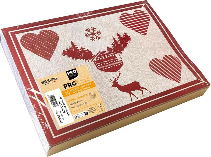 Image du produit PROnappe 400 sets de table hauteur multicolore 30,0 x 40,0 cm (4 pcs, 40 x 30 cm)