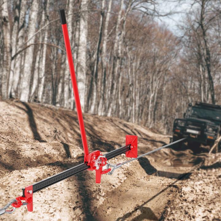 Actual product image Wiltec Wagenheber 60" 3000kg bis 135cm Offroad Farm Jack Geländewagen Stockwinde