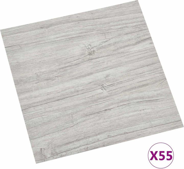 Produktbild vidaXL Quadratische Dielen (PVC Boden, 5.11 m²)
