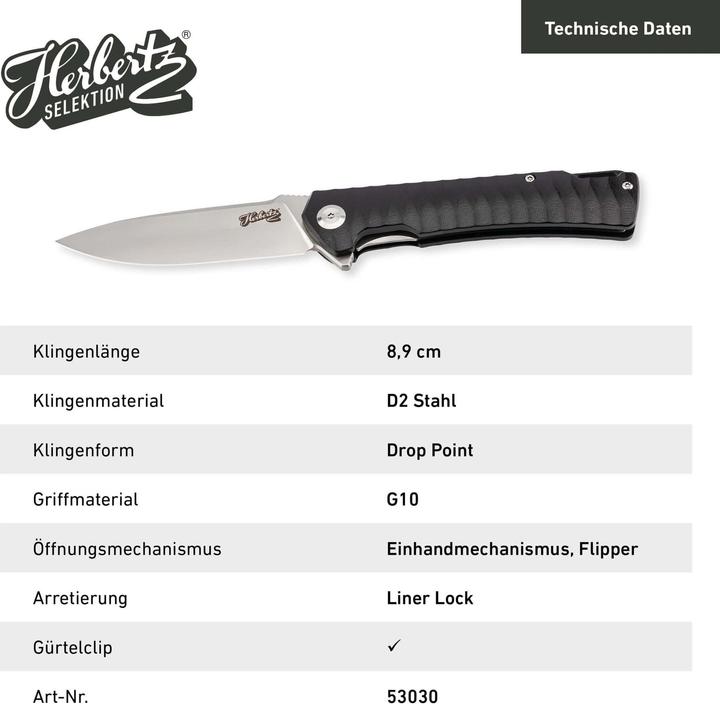 Immagine prodotto Herbertz Selektion Einhandmesser (8.90 cm)