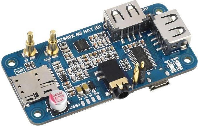 WaveShare 4G HAT for Raspberry Pi 0