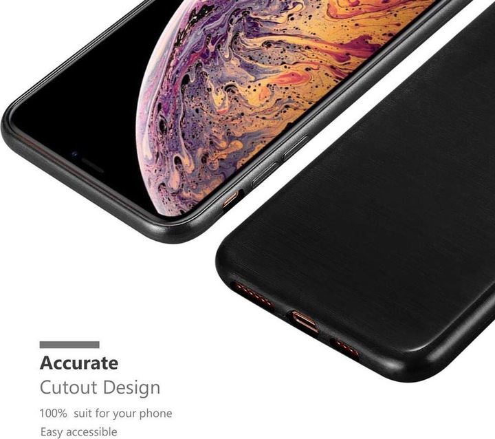 Image du produit Cadorabo Couverture TPU brossé (Apple iPhone XS Max)