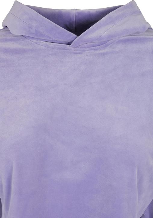 Actual product image Urban Classics Ladies Cropped Velvet Oversized Hoody (M)