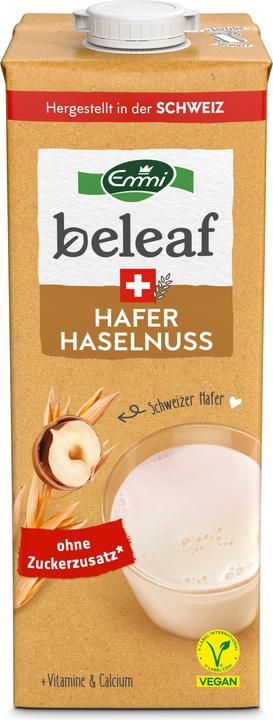 Produktbild Beleaf Drink UHT Hafer Haselnuss 1 l (1 x 1000 cl)