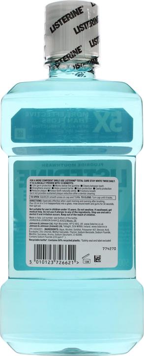 Immagine prodotto Listerine Rimani bianco (500 ml, Collutorio)