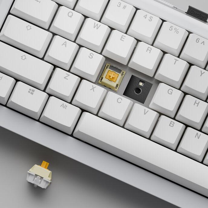 Actual product image Ducky One X Mini Wireless Gaming Keyboard, inductive, Hot Swap, RGB - Inductive Switch, ISO (DE (DE, Wireless)
