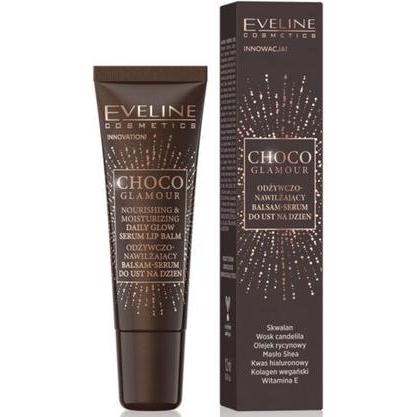 Eveline, Lippenpflege, Choco Glamour Nourishing And Moisturizing Lip Balm-Serum Day 12Ml (12 ml)