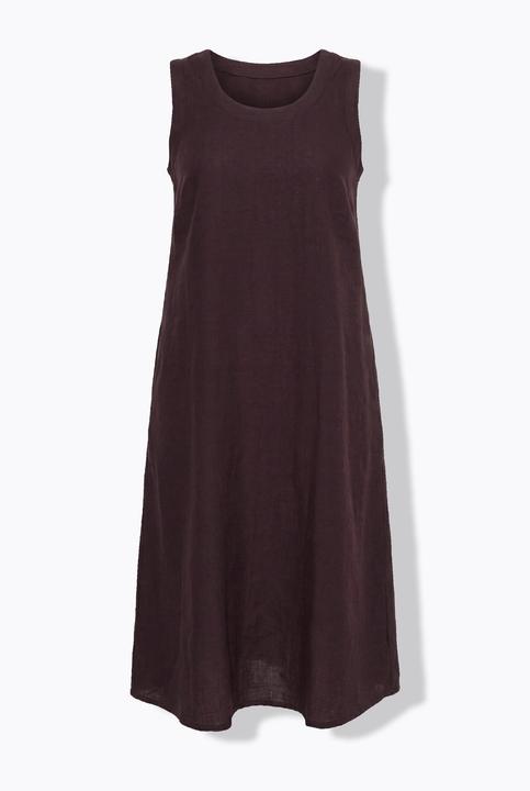 Image du produit Miamoda Robe en lin mélangé, coupe évasée (54)
