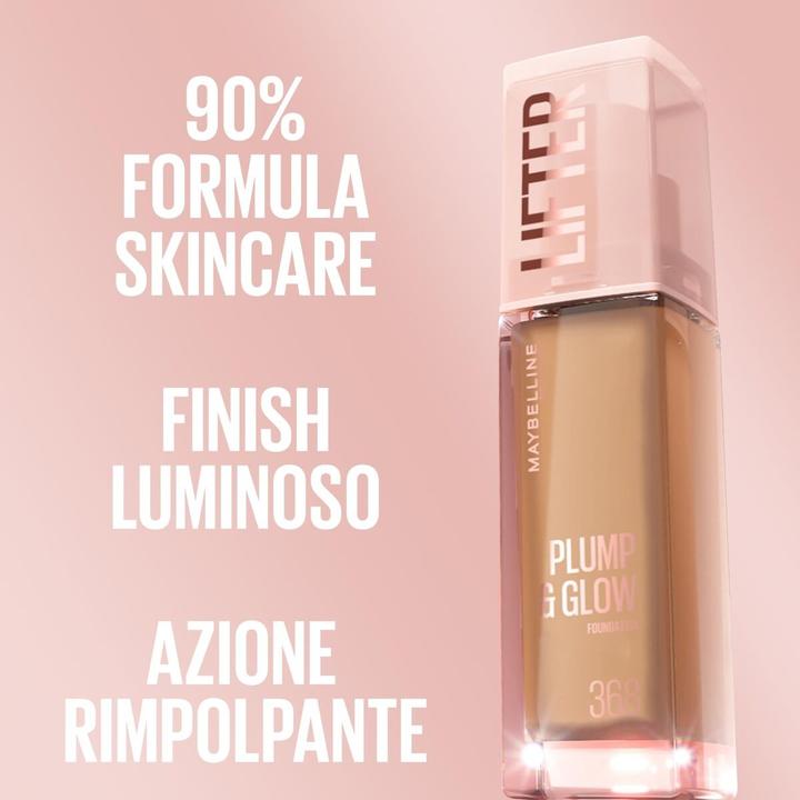 Actual product image Maybelline New York Lifter Plump & Glow Foundation All Day Wear (102)