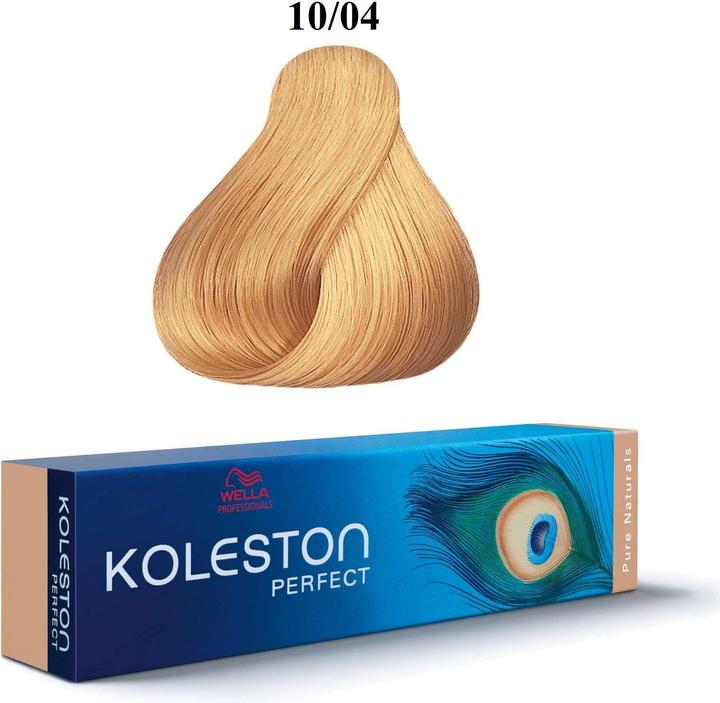 Produktbild Wella Koleston perfect 10/04 Lightest Hair Color Natural Red Blonde 60ml (Naturrotblond)
