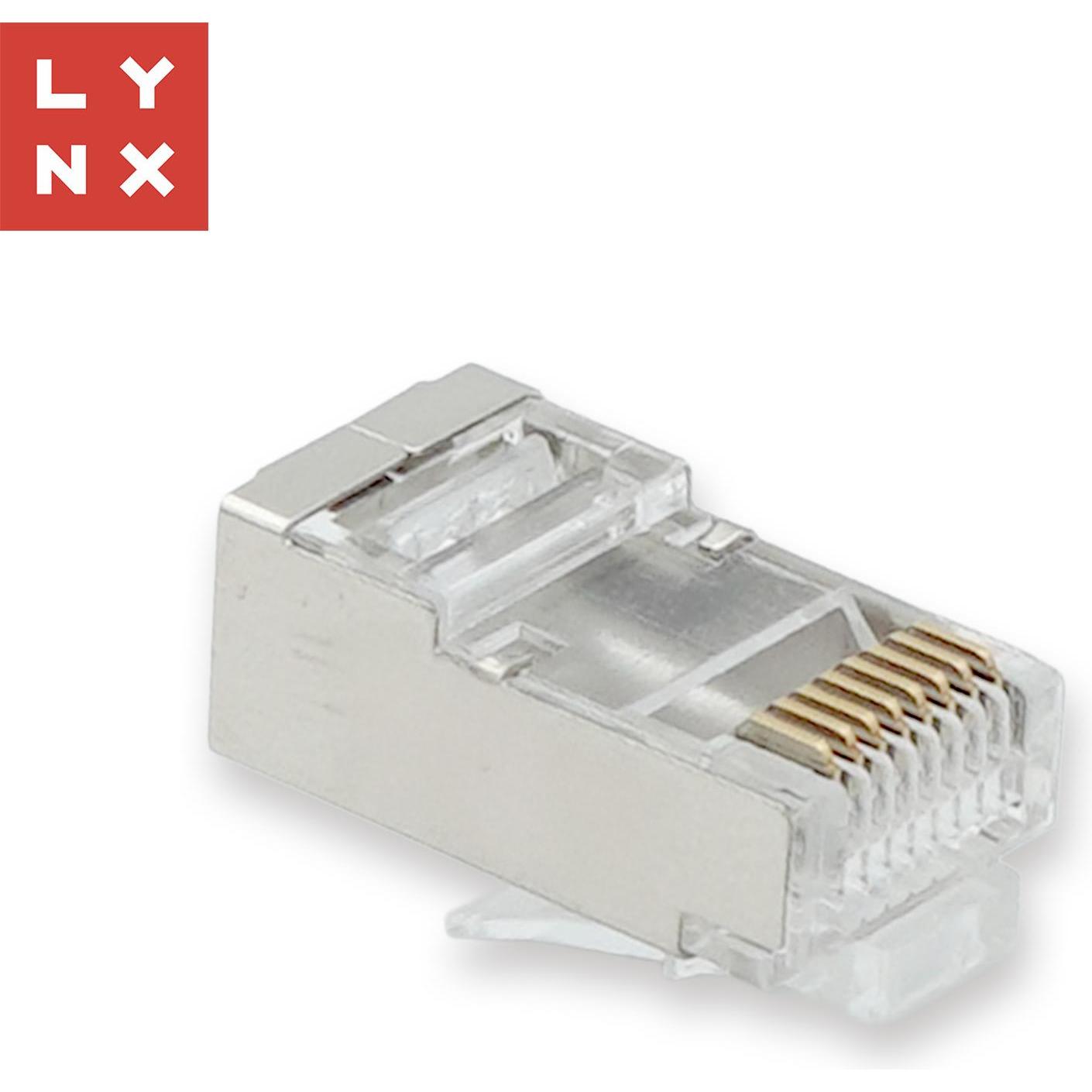 Lynx Cs Conettore LYNX STP Cat6, 50µ, 100k, Accessori di rete
