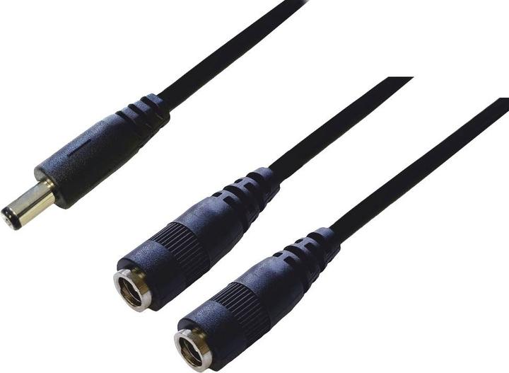 Actual product image BKL Electronic 075918 DC distributor low-voltage plug - DC coupling 5.5 mm 2.1 m