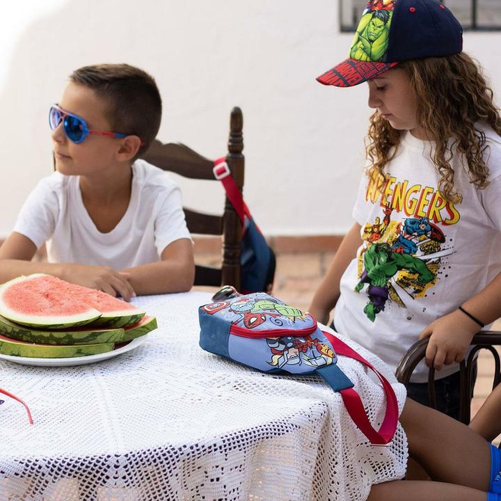 Produktbild Kinderrucksack The Avengers Schultertasche Blau 13 x 23 x 7 cm