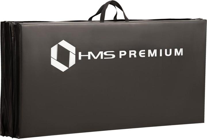 Actual product image HMS Folding gymnastics mat Premium MGS01 2400x1200mm, black (50 mm)