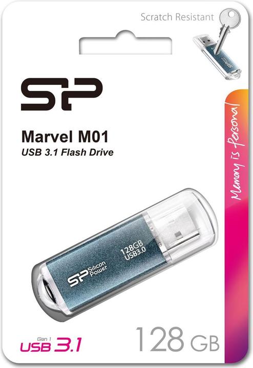 Actual product image Silicon Power memory USB Marvel M01 128G (128 GB, USB-A)