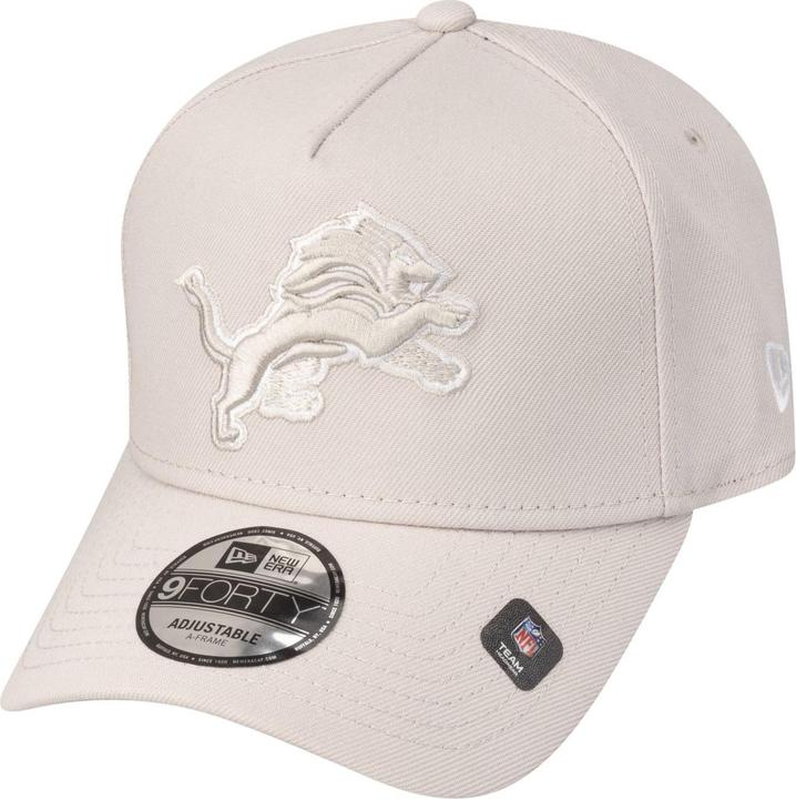 Produktbild New Era 9Forty A-Frame Snapback Cap - Detroit Lions Stone (One Size)