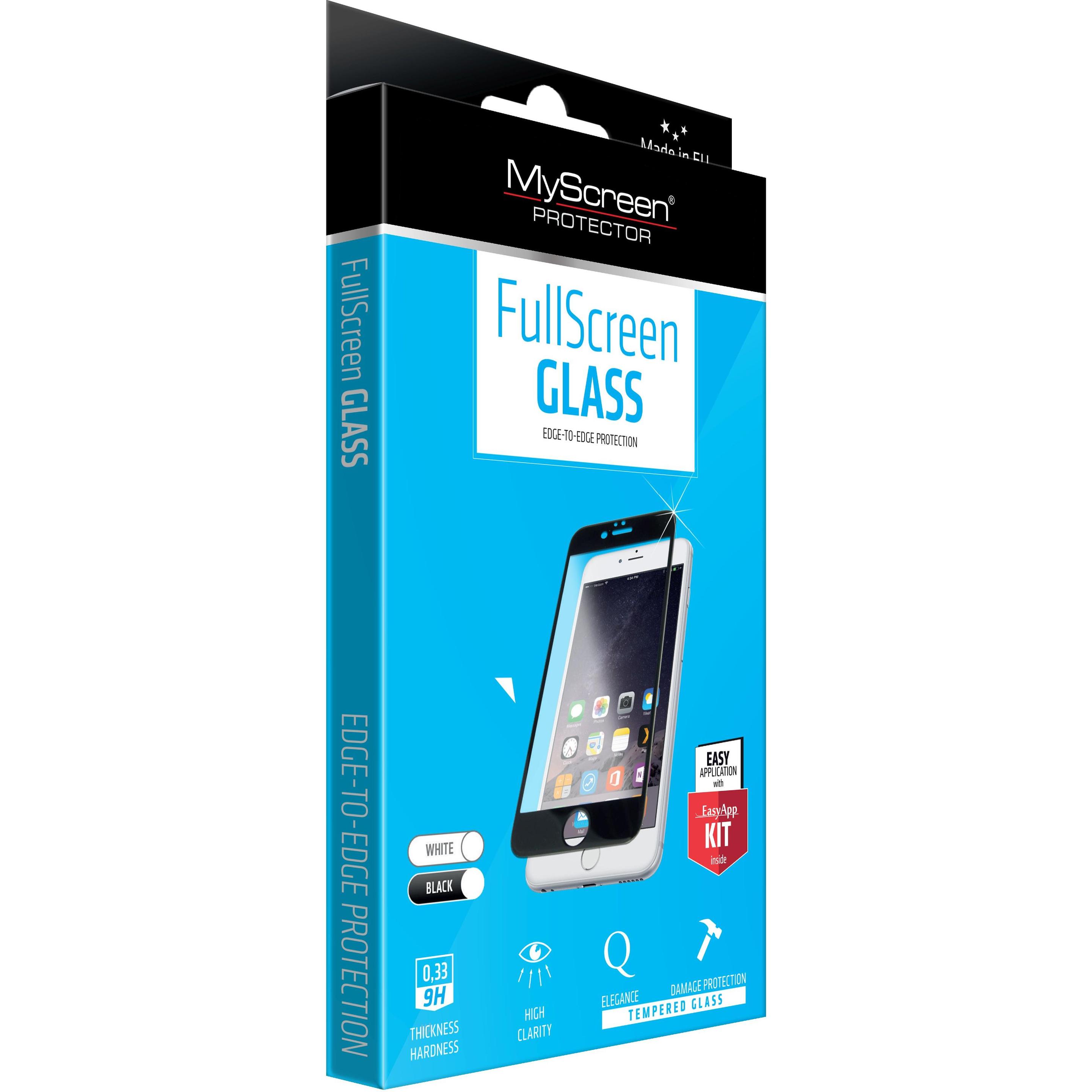 Quinta MYSCREEN FullScreen Glass Schutzglas Samsung S8 (1 Stück, Samsung Galaxy S21), Smartphone Schutzfolie, Transparen...